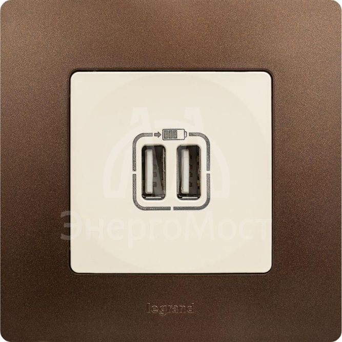 Рамка 1-м Etika какао Leg 672571