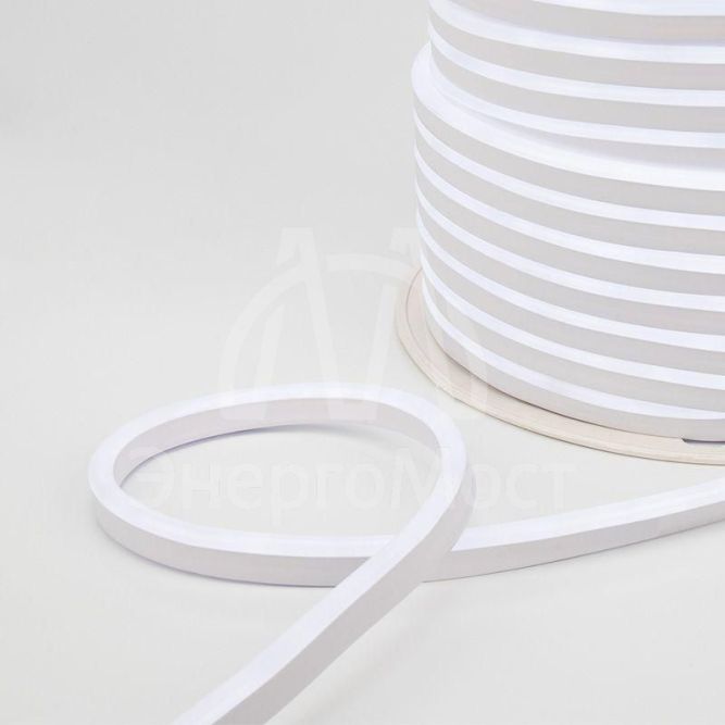 Шнур светодиодный гибкий неон SMD 8х16мм 120LED/м бел. 20м односторонний Neon-Night 131-007