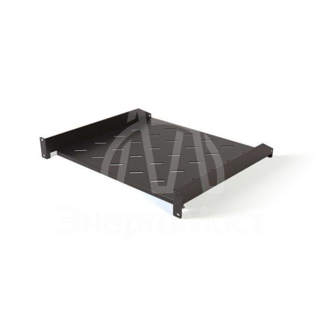 Полка угловая TAL3-1U-250-RAL9005 с перфорацией 19дюйм 1U ширина 440мм глубина 250мм черн. (RAL 9005) Hyperline 431067