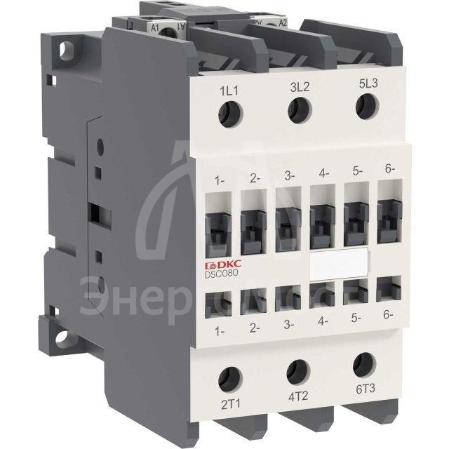 Контактор магнитный YON DSC080 80A 40кВт AC3 3P кат.220В AC YON DSC080-3C00A230