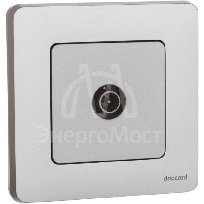 Розетка телевизионная проходная TV Inspiria 14дБ 5-862мГц механизм алюм. Leg 673862