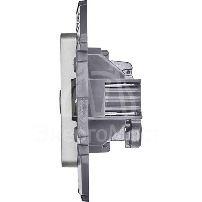 Розетка телевизионная проходная TV Inspiria 14дБ 5-862мГц механизм алюм. Leg 673862