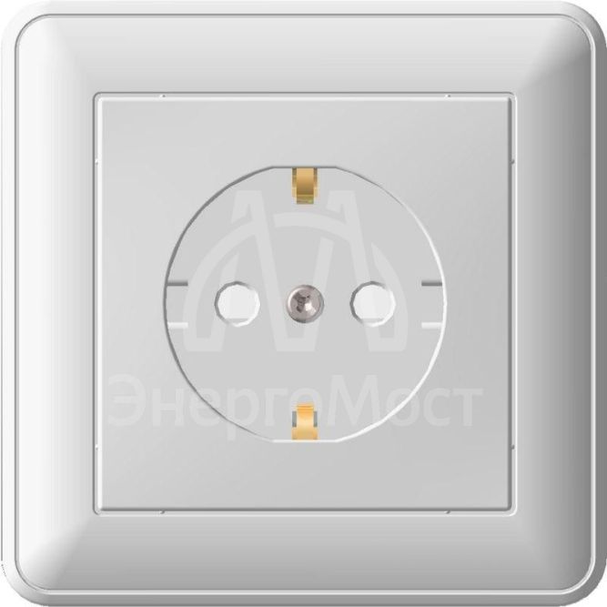 Розетка 1-м СП W59 16А защ. шторки с заземл. сл. кость SchE RS16-152-28 (РС16-152-28)