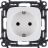 Механизм розетки 1-м СП Valena Allure 16А IP20 250В 2К+З с лиц. панелью винт. зажимы бел. Leg 753724