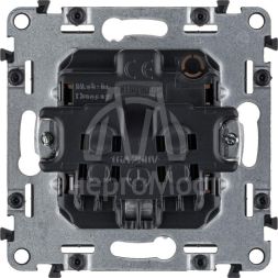 Механизм розетки 1-м СП Valena Allure 16А IP20 250В 2К+З с лиц. панелью винт. зажимы бел. Leg 753724