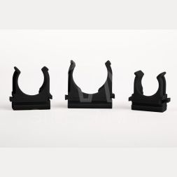 Держатель для труб (клипса) d20мм для монтажного пистолета пластик черн. Ruvinil К01220Ч