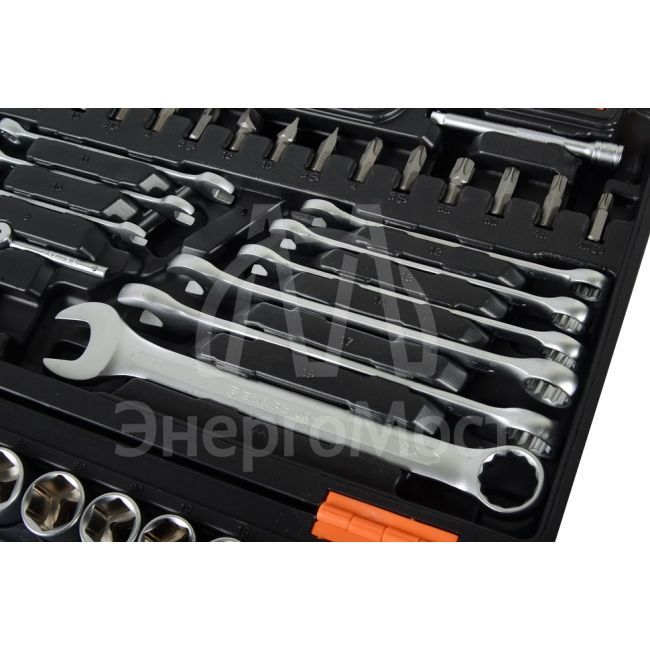 Набор инструментов АВТО, 1/2&amp;quot; , 1/4&amp;quot; , CrV, в кейсе 94 предм Вихрь