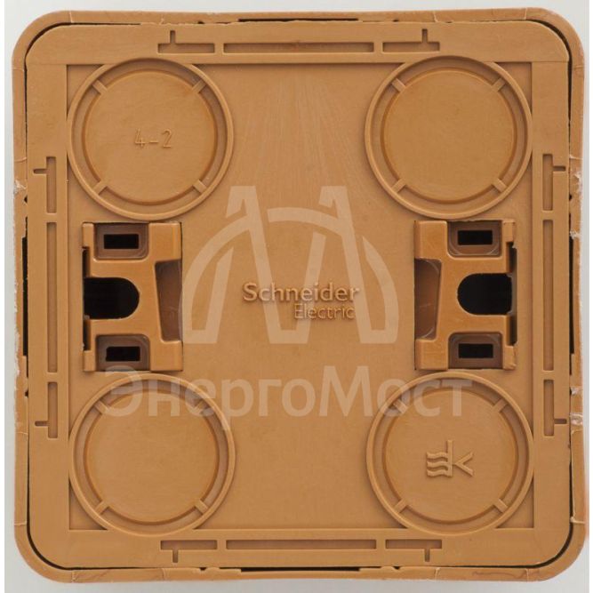 Розетка 1-м ОП Этюд Дача 16А защ. шторки с заземл. бук SchE PA16-004T