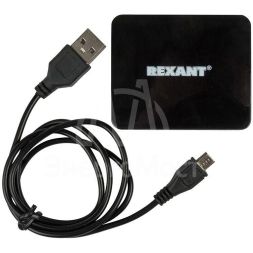 Делитель HDMI 1x2 пластиковый корпус Rexant 17-6951
