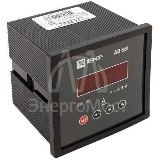 Амперметр цифровой AD-961 1ф на панель 96х96 EKF ad-961