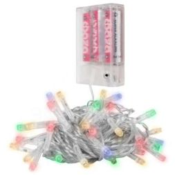 Гирлянда DC-G01-80M 80LED RGB 7.8м 8реж. 3xAA (не в компл.) ФАZА 5047754