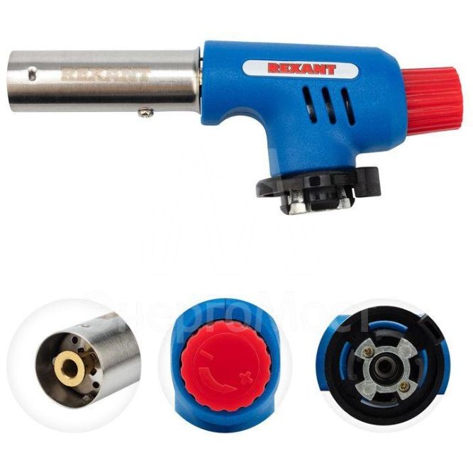 Горелка-насадка газовая GT-19 с пьезоподжигом REXANT 12-0019