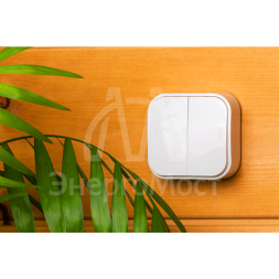 Выключатель 2-кл. ОП Quteo 10А IP20 10AX бел. Leg 782202