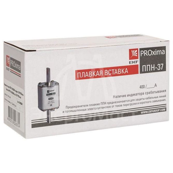 Вставка плавкая ППН-37 400/200А габарит 2 PROxima EKF fus-37/400/200