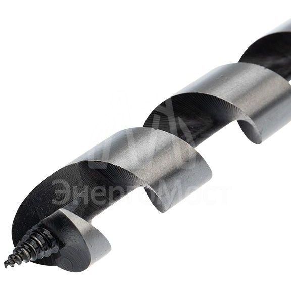 Сверло винтовое по дереву 22х460мм (шестигранный хвостовик) Kranz KR-91-0714