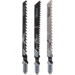 Набор полотен для электролобзика № 4 T101D/T111C/T244D 3шт Kranz KR-92-0323