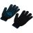 Перчатки вязаные упрочненные (5 нитей) х/б с ПВХ черн. 12497