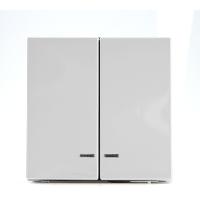 Выключатель 2-кл. ArtGallery (сх. 5а) 10AX с подсветкой механизм бел. SE GAL000153