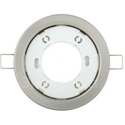 Светильник GX53 встраиваемый точечный мат. хром. IEK LUVB0-GX53-1-K27