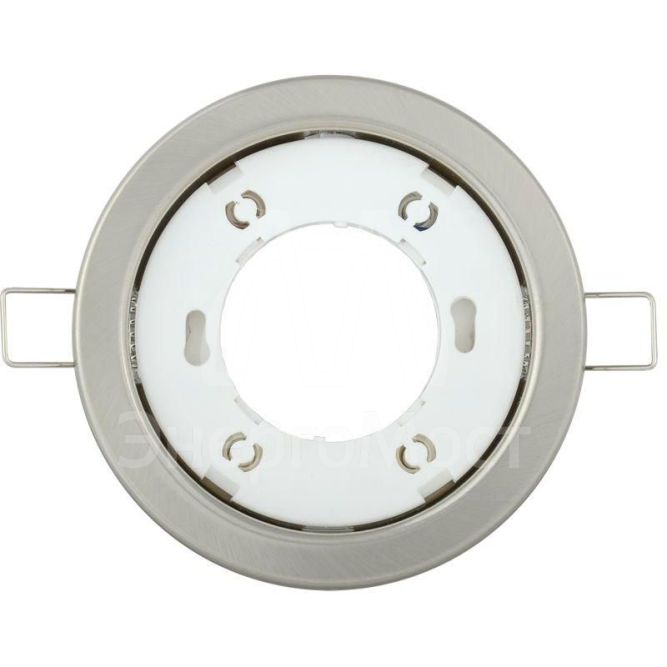 Светильник GX53 встраиваемый точечный мат. хром. IEK LUVB0-GX53-1-K27