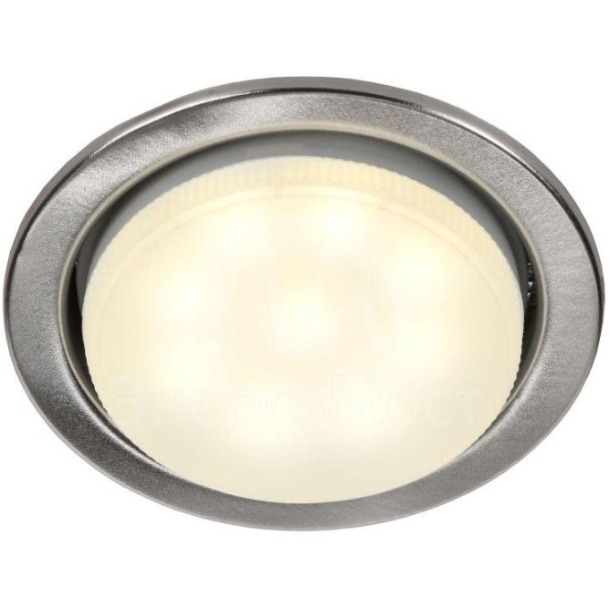 Светильник GX53 встраиваемый точечный мат. хром. IEK LUVB0-GX53-1-K27