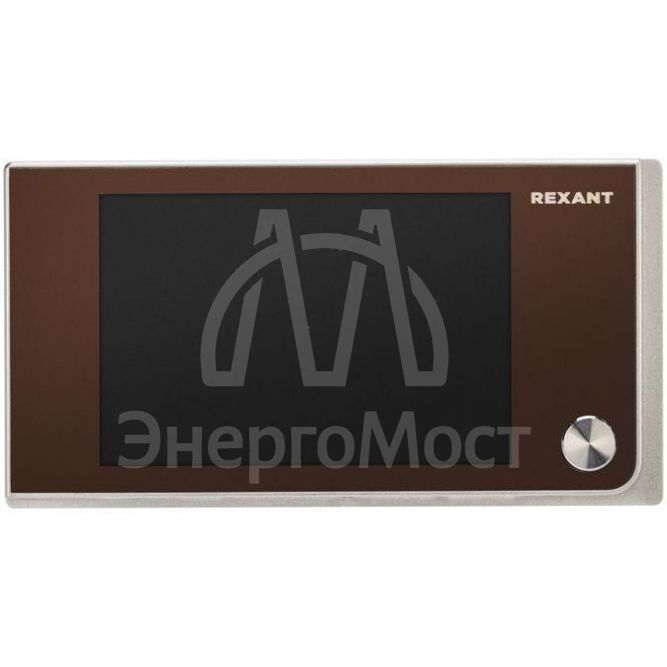 Видеоглазок дверной DV-114 с цветным LCD-дисплеем 3.5дюйм широкий угол обзора 120град. Rexant 45-1114