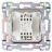 Выключатель проходной 1-кл. SKANDY 10А SK-V02S серебр. IEK SK-V12-0-10-K23