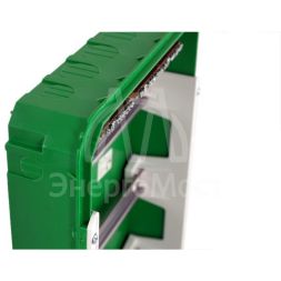 Бокс СП Easy9 встраив. с бел. двер. 3 ряда по 12мод IP40 IK07 80А 2 клеммы SchE EZ9E312P2FRU