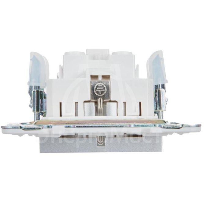 Розетка SKANDY 16А с заземл. без защ. шторок SK-R05S серебр. IEK SK-R11-16-K23