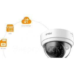 Видеокамера IP Dome Lite 4MP 3.6-3.6мм IPC-D42P-0360B-imou корпус бел. IMOU 1189568