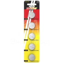 Элемент питания литиевый CR2032-5BL (блист.5шт) Трофи C0032185