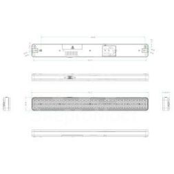 Светильник светодиодный DBA-107-0-20 9Вт 6500К IP20 90LED 4ч аварийный непостоянный Эра Б0044404