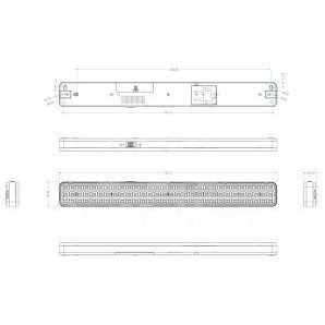Светильник светодиодный DBA-107-0-20 9Вт 6500К IP20 90LED 4ч аварийный непостоянный Эра Б0044404