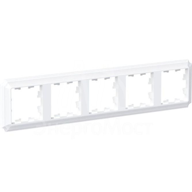 Рамка 5-пост. AtlasDesign Antique универс. бел. SE ATN100105