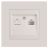 Розетка компьютерная 1-м СП Accent 6-303-06 RJ45 IP20 перламутр. Intro Б0063636