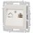Розетка компьютерная 1-м СП Accent 6-303-06 RJ45 IP20 перламутр. Intro Б0063636