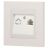 Розетка компьютерная 1-м СП Accent 6-303-06 RJ45 IP20 перламутр. Intro Б0063636
