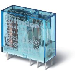 Реле миниатюрное универсальное электромеханич. монтаж на печатную плату или в розетку выводы с шагом 5мм 2CO 8А AgNi 48В DC RTII FINDER 405290480000