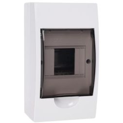 Бокс модульный накладной PDB/W 1004 WH (ЩРН-П- 4) IP41 пластик. Pro JazzWay 5071643
