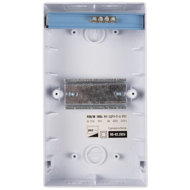 Бокс модульный накладной PDB/W 1004 WH (ЩРН-П- 4) IP41 пластик. Pro JazzWay 5071643