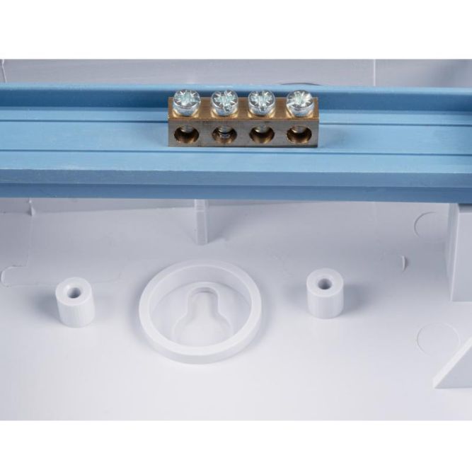 Бокс модульный накладной PDB/W 1004 WH (ЩРН-П- 4) IP41 пластик. Pro JazzWay 5071643