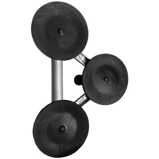 Стеклодомкрат алюминиевый тройной 123 мм, 130 кг Вихрь