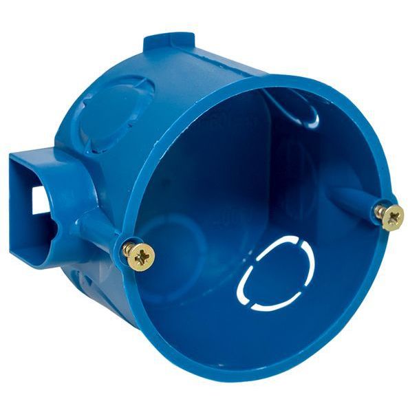 Коробка установочная КМТ-010-002 для твердых стен 68х42 полипропилен винты IP20 син. EKF plc-kmt-010-002