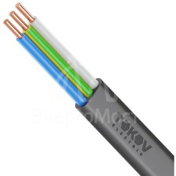 Кабель TOKOV ELECTRIC ВВГ-Пнг(А)-LS 3х6 ОК (N PE) 0.66кВ (м) УТ000028393
