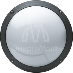 Светильник светодиодный 94 841 NBL-PR1-13-4K-BL-IP65-LED 13Вт 4000К IP65 1150лм ЖКХ поликарбонат круг черн. (аналог НПП) Navigator 94841