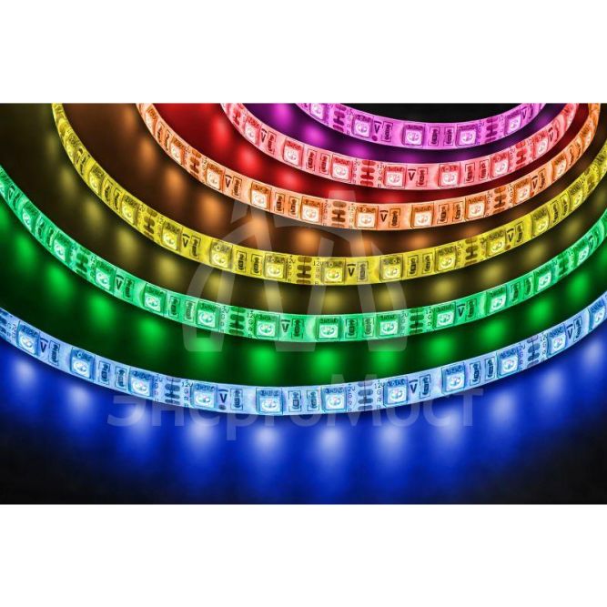 Лента светодиодная 71 447 NLS-5050RGB60-14.4-IP65-12V-Pro R5 14.4Вт/м (уп.5м) Navigator 71447