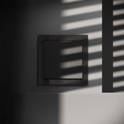 Выключатель 1-кл. СП S70 10А механизм черн. матов. Voltum VLS010108