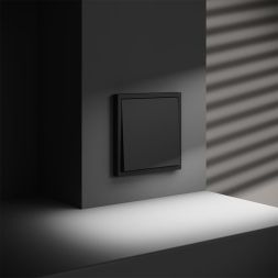 Выключатель 1-кл. СП S70 10А механизм черн. матов. Voltum VLS010108