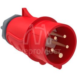 Вилка эл. каб. 32А 3P+PE+N 6ч/200/346-240/415В IP44 MAGNUM ССИ-025 IEK PSN02-032-5