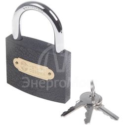 Замок навесной &amp;quot;Чугун&amp;quot; 75мм ЧЕТЫРЕ СЕЗОНА 79-0007